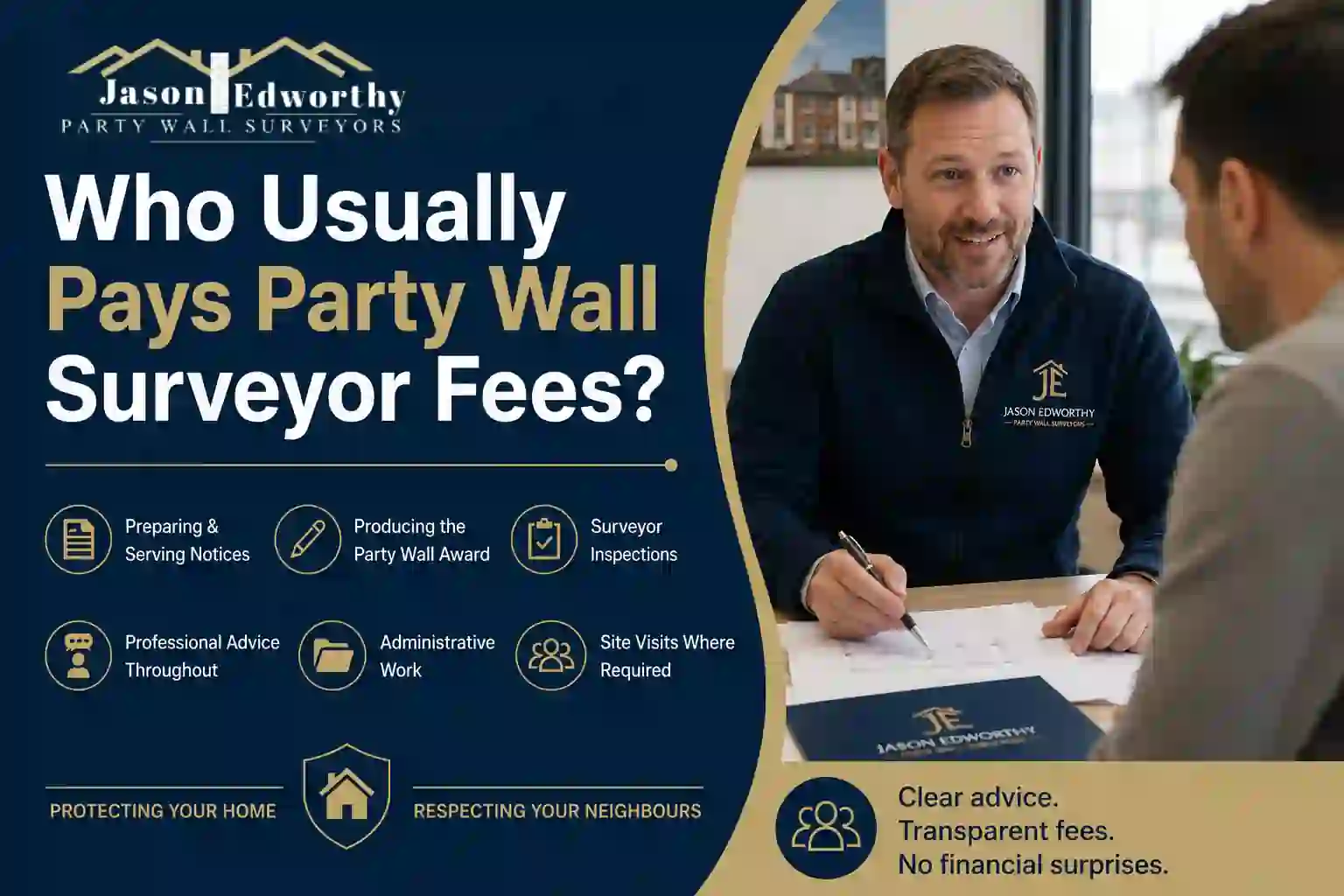 Who Usually Pays Party Wall Surveyor Fees Petersfield?
