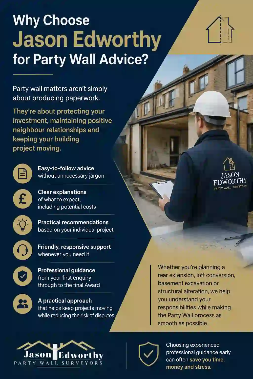 Why Choose Jason Edworthy for Party Wall Advice Petersfield?